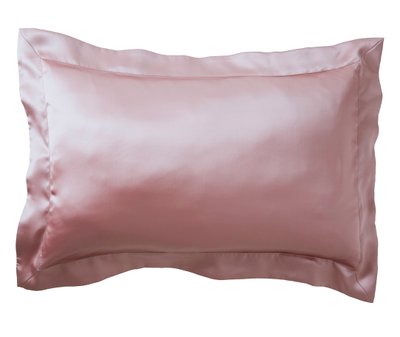 Наволочки шелк Gingerlily Plain Vintage Pink, Розовый, 50х75см(2шт)