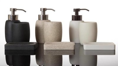 Buy A set of bathroom accessories Sorema Rock Natural