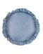 Декоративная шелковая наволочка  Gingerlily Coral Fern Silk Eiderdown - Blue 1