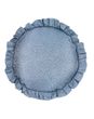 Декоративная шелковая наволочка  Gingerlily Coral Fern Silk Eiderdown - Blue