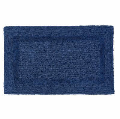 Купить Коврик для ванной из египетского хлопка Giza Abyss & Habidecor Reversible 332 Cadette Blue