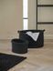 Кошик для зберігання Aquanova Rena 25л. (09 Black), 1 шт., 38x27x24см, Rena