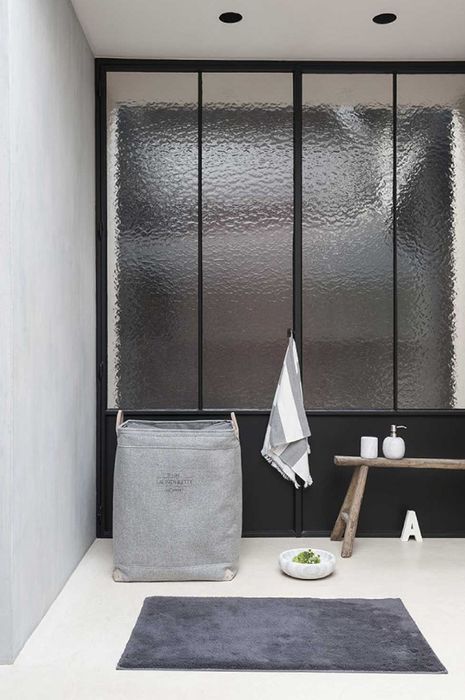 Корзина для белья Aquanova Lubin 113л. (95 Silver grey), 1 шт., 50x35x65см, Lubin
