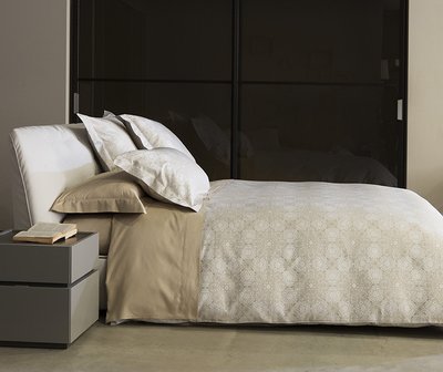 Buy Bed linen Signoria jacquard Firenze Azulejo Khaki
