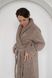 Халат махровый Lappartement Chicago Warm Grey 1
