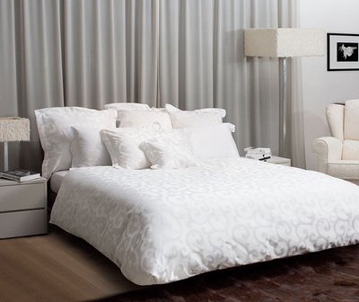 Buy Bed linen Signoria jacquard Firenze Essenza White