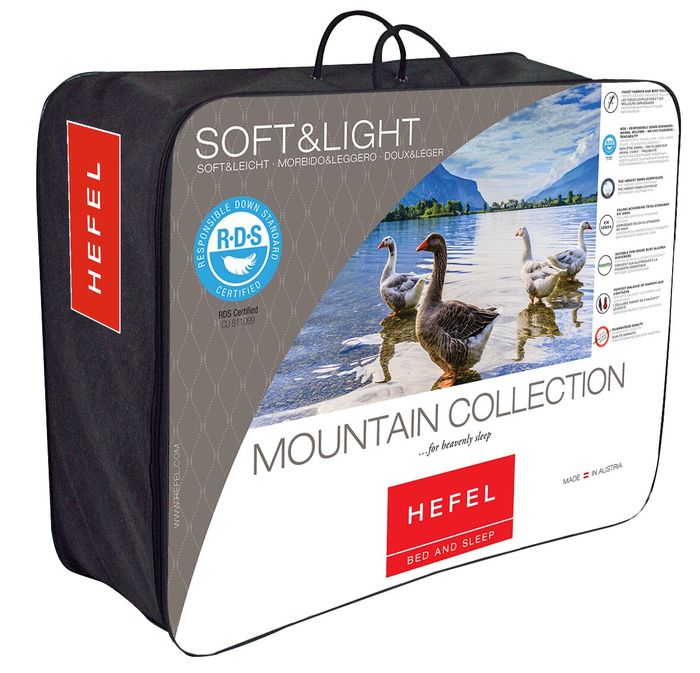 Купити Ковдра пухова Hefel Mont Blanc 90/10 (GDLight) Полегшене