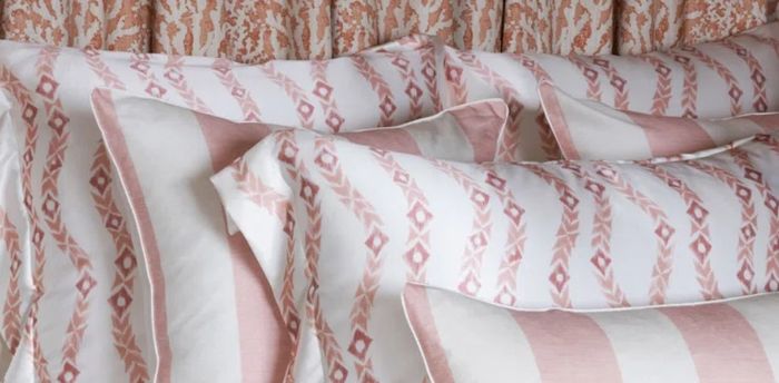 Купить Шелковое постельное белье Gingerlily Printed Tangleweed Pink