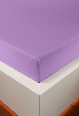 Простыня на резинке тенсел Hefel Lavendel, 100х200см на резинке