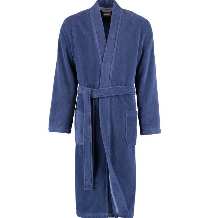 Купить Халат мужской Cawo Kimono Doubleface 823 blau - 11