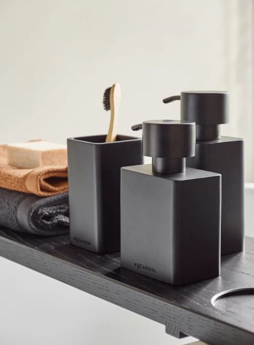 Диспенсер для мыла Aquanova Khana (small) 140мл., 1 шт., 6,5x6,5x16,1 см, Khana